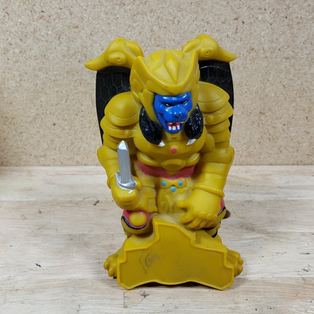 Vintage 1994 Saban 7" Vinyl Mighty Morphin Power‎ Rangers Goldar Coin Bank